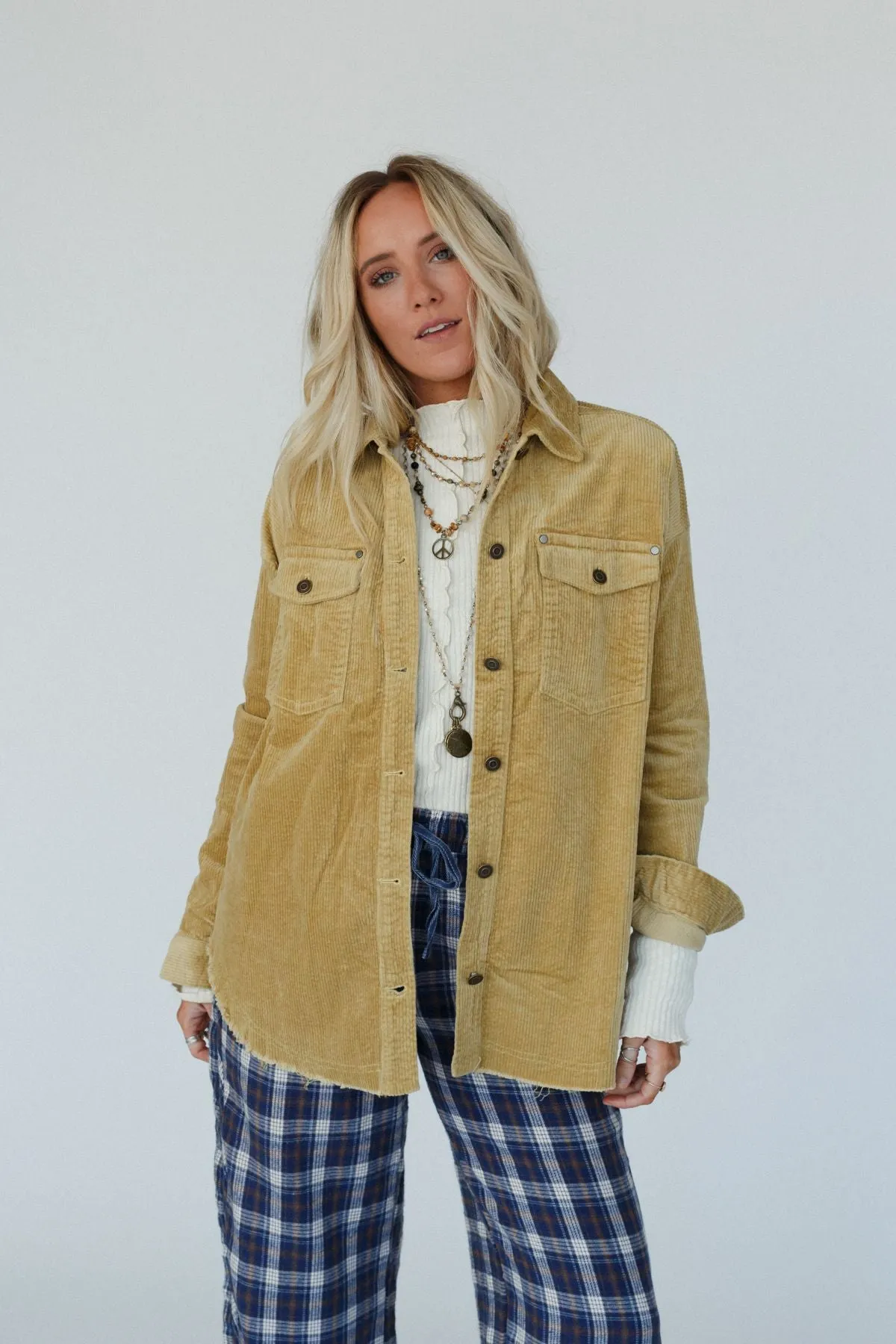 Marny Corduroy Jacket - Mustard