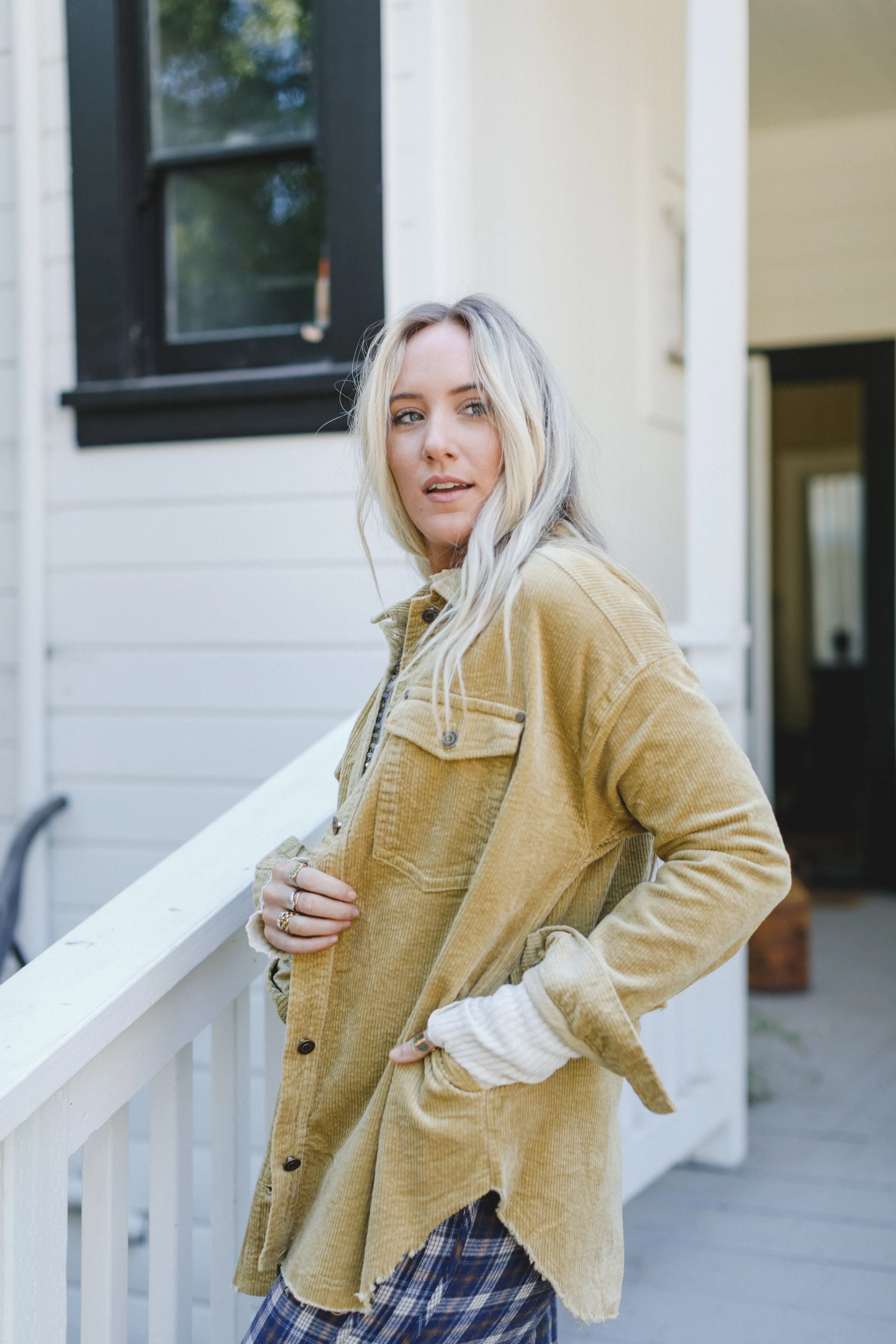 Marny Corduroy Jacket - Mustard