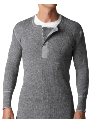 Men's Heavy Weight Wool Henley