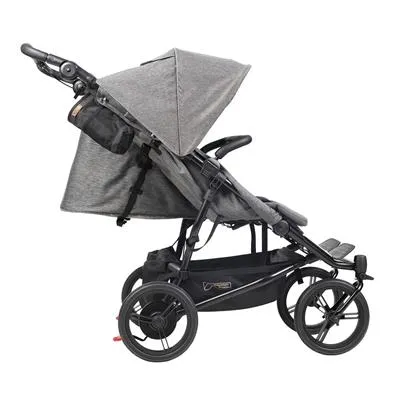 Mountain Buggy Duet Luxury Herringbone Double Stroller - With Carrycot Plus Bundle