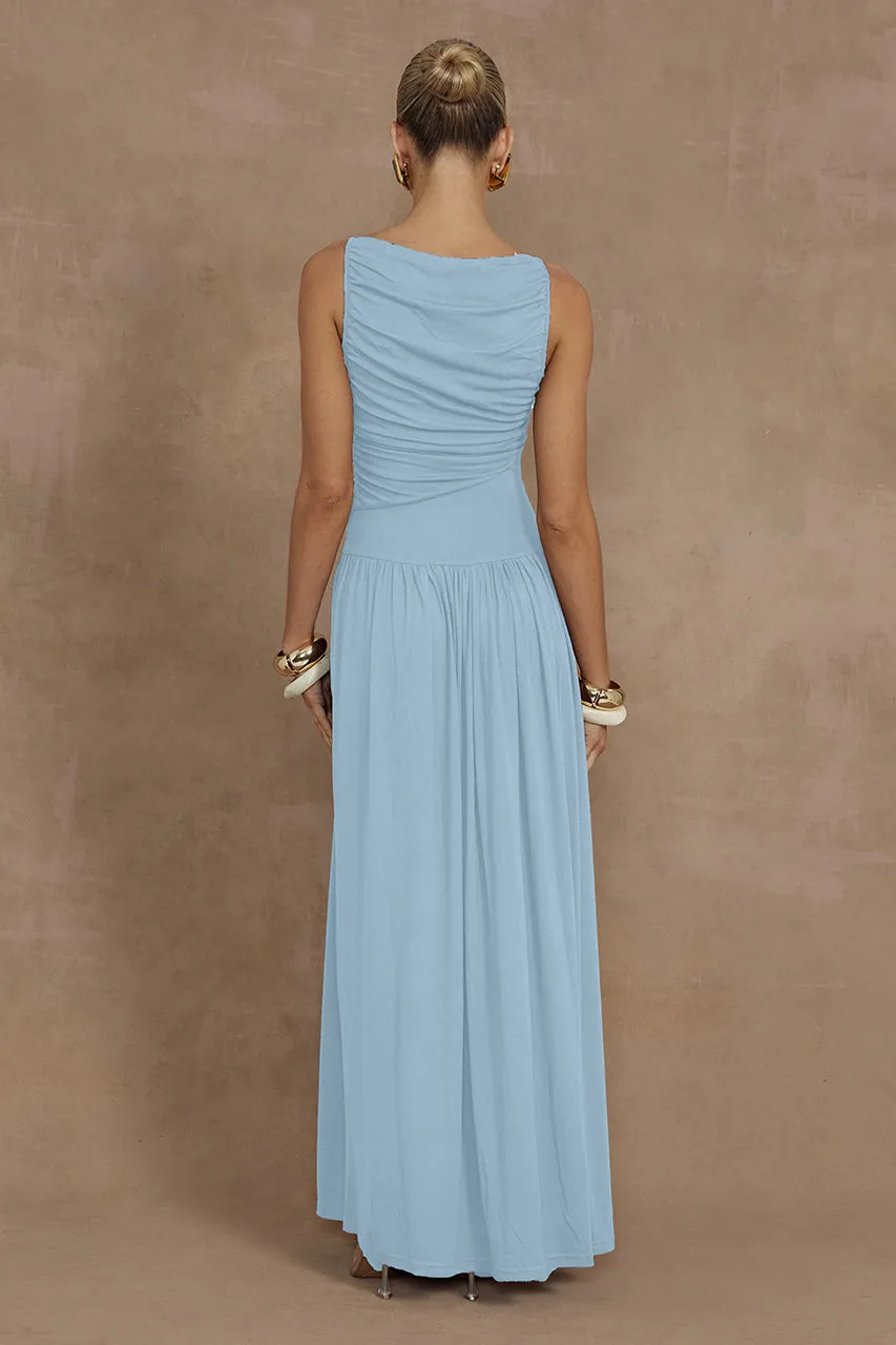 NALLA MAXI DRESS - ICE BLUE