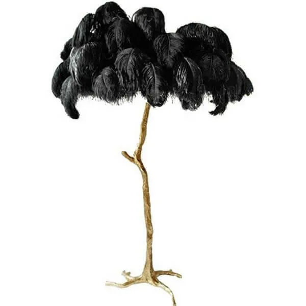 Palmera Luxury Feather Floor/Table Lamp