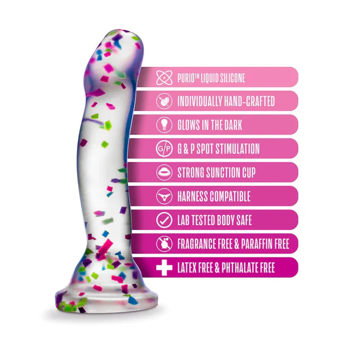 Party Time Glow-in-the-Dark Confetti Dildo