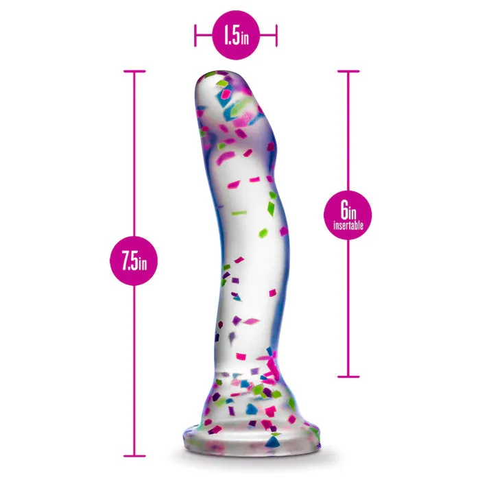 Party Time Glow-in-the-Dark Confetti Dildo