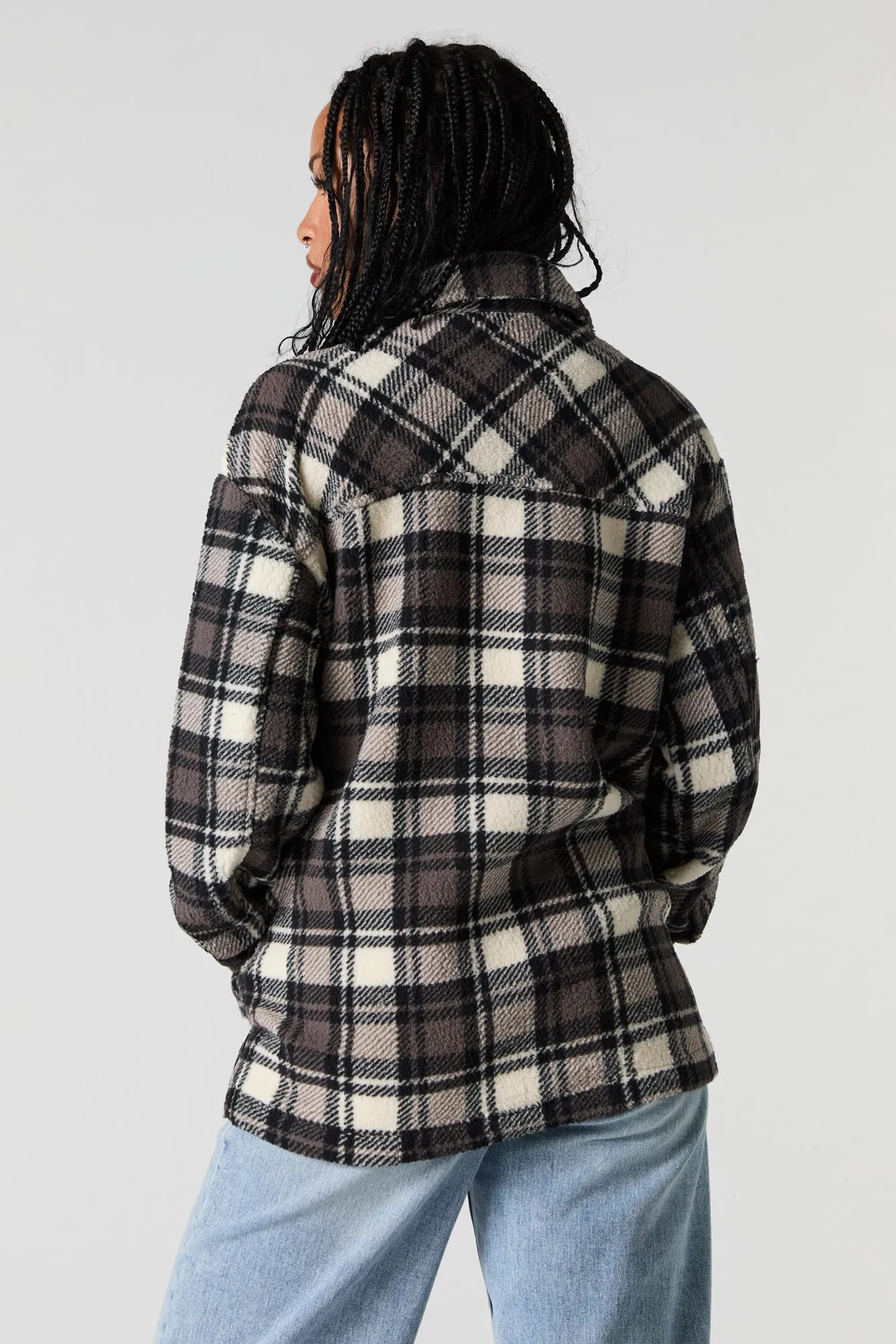 Plaid Sherpa Shacket