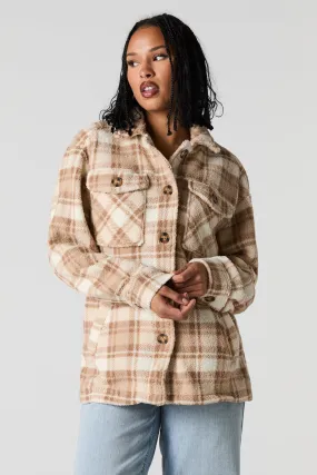 Plaid Sherpa Shacket