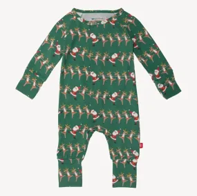 "Christmas Can Can" Magnetic Convertible Coverall - grow with me