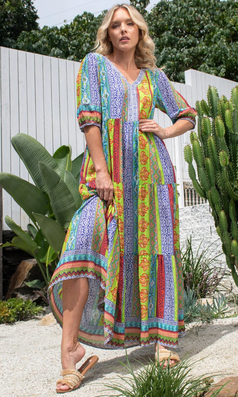 Rayon Dress Maxi Anne