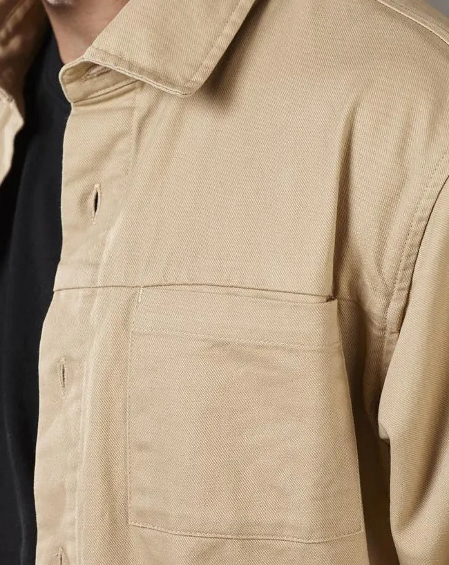 Rigger Shacket Tan