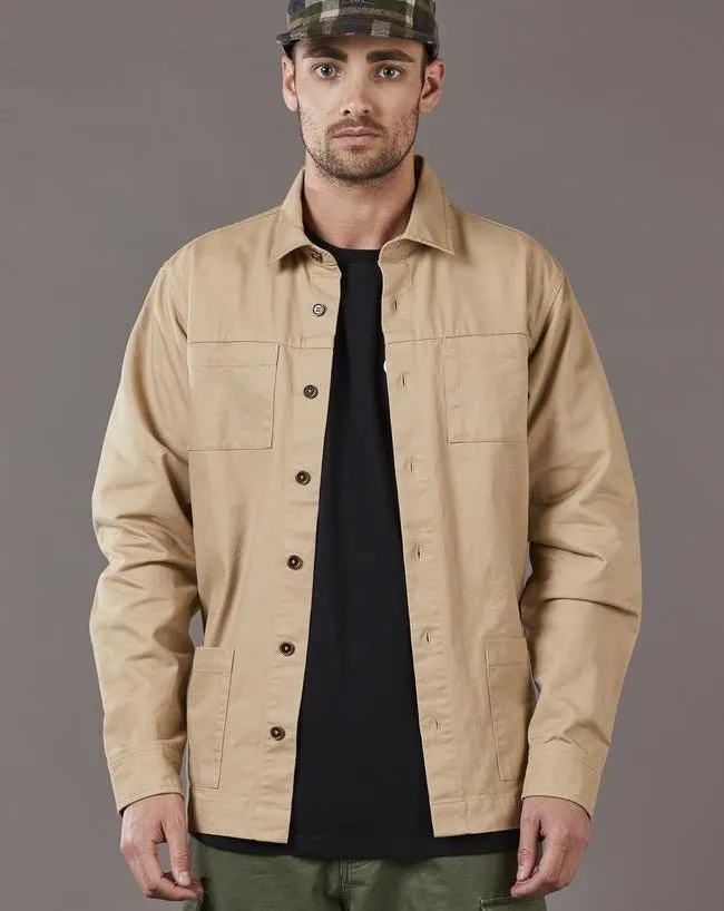 Rigger Shacket Tan