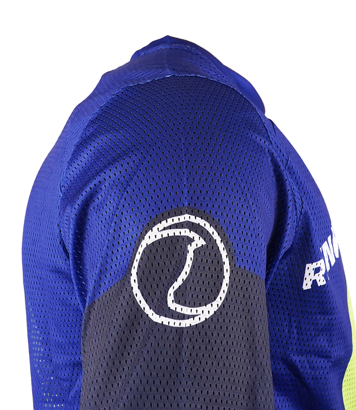 Rynox Raid Jersey Switchback Neo - Blue Hi-Viz Green