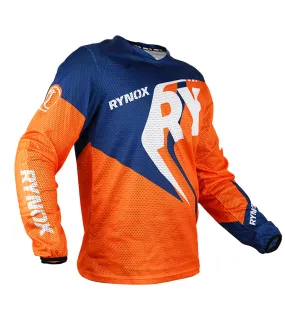 Rynox Raid Jersey Switchback Neo - Hi-Viz Orange Blue