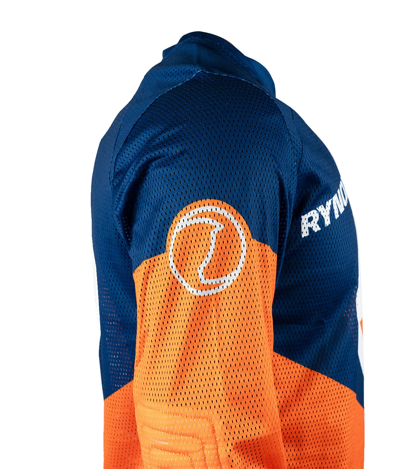 Rynox Raid Jersey Switchback Neo - Hi-Viz Orange Blue