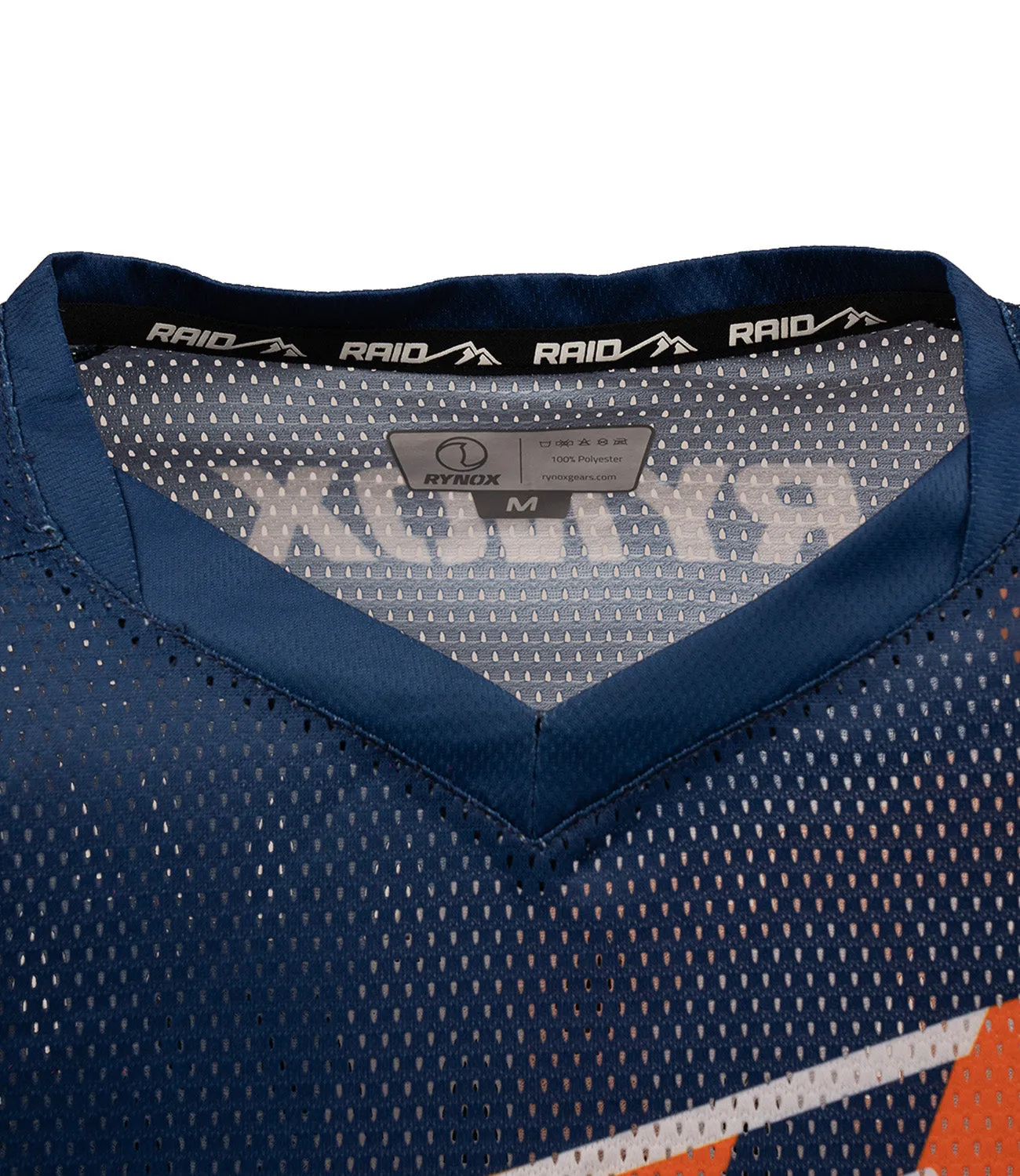 Rynox Raid Jersey Switchback Neo - Hi-Viz Orange Blue