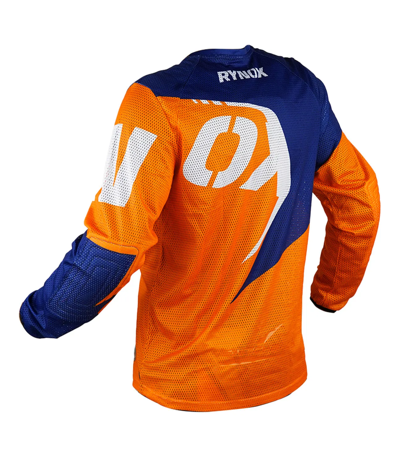 Rynox Raid Jersey Switchback Neo - Hi-Viz Orange Blue