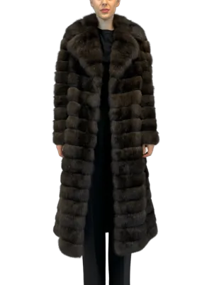 SABLE COAT WITH REVERS