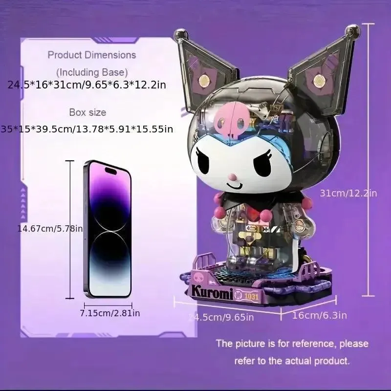 Sanrio Kuromi Semi-Mechanical Building Blocks