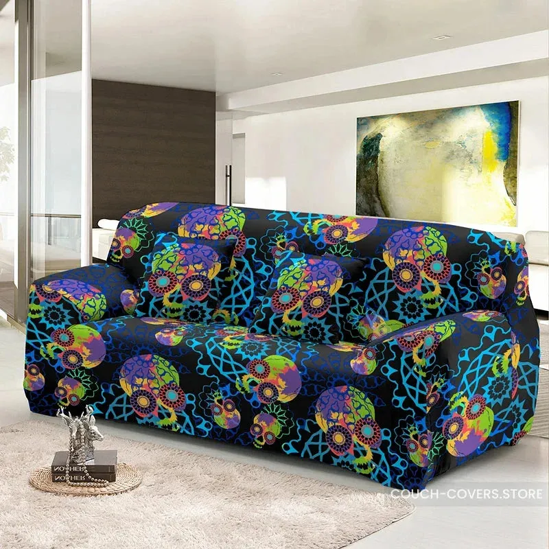 Skull Couch Cover