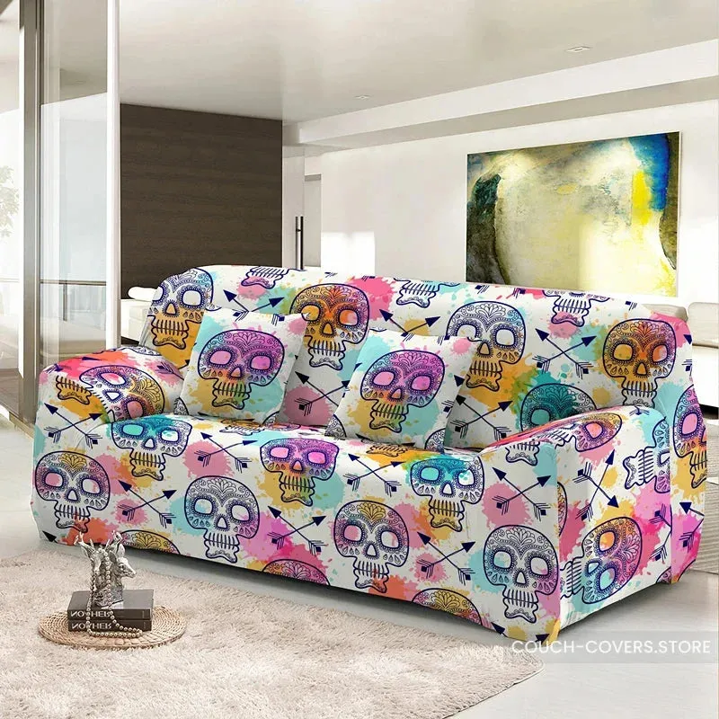 Skull Couch Cover