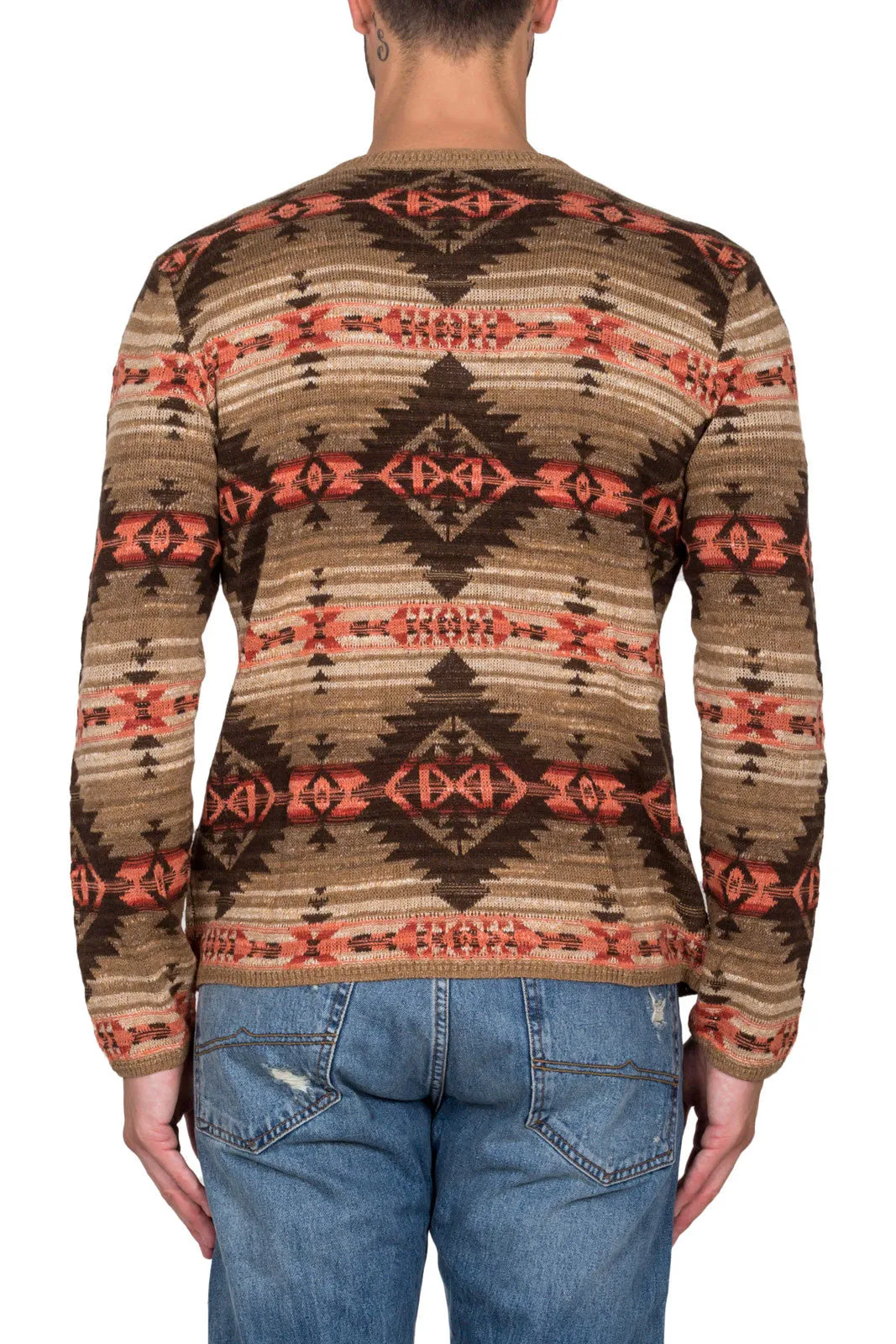 Southwestern Cotton Henley