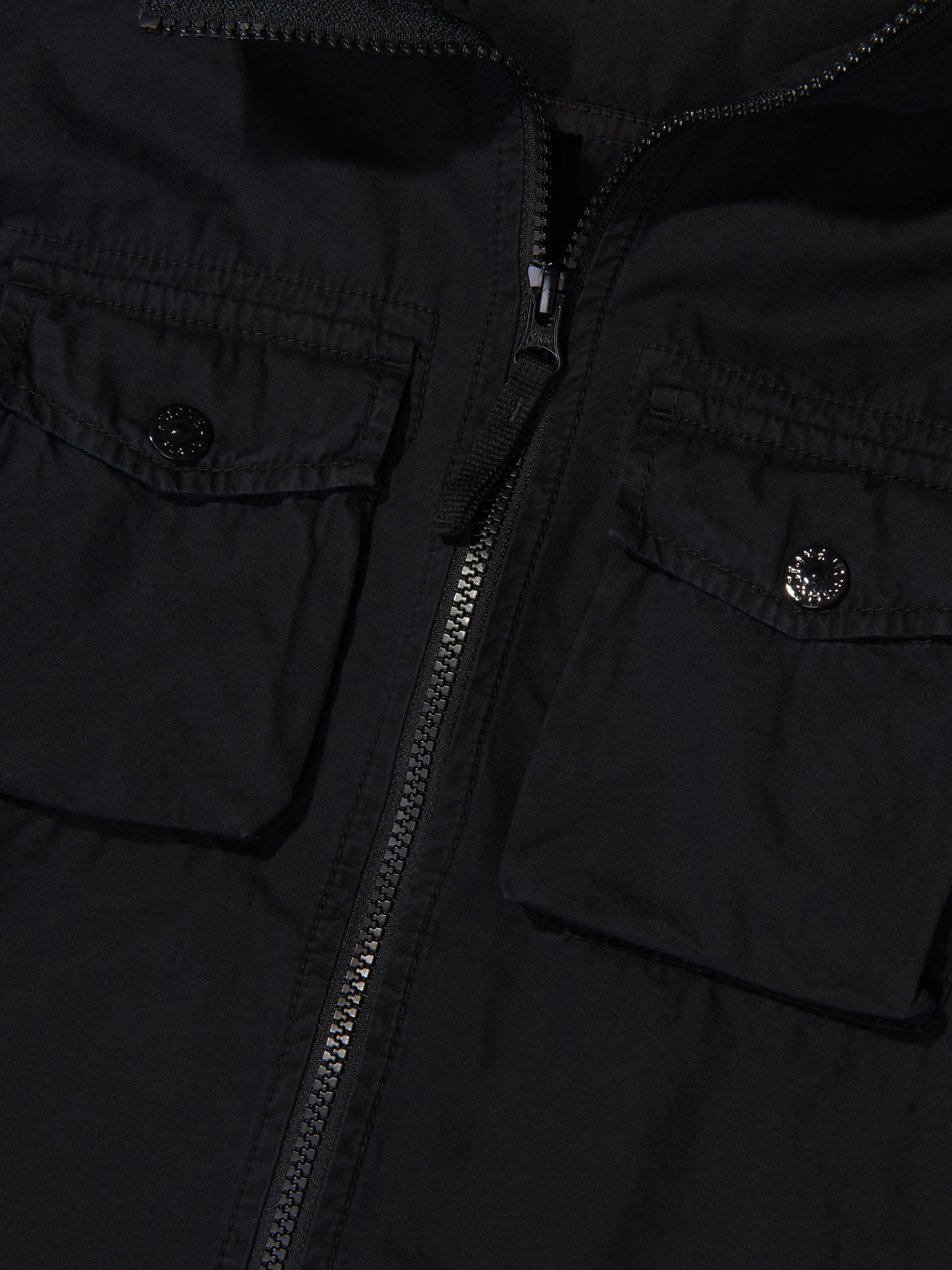 Stone Island Junior Boys Zip Up Hooded Shacket