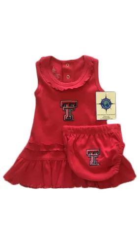 Texas Tech Infant Ruffled Tank Dress