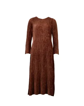 Texture Dress in Copper