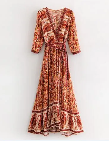 The Marilyn Boho Maxi Dress