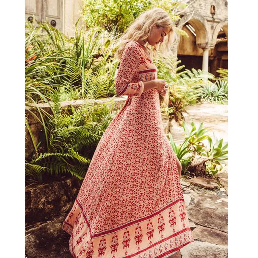 The Marilyn Boho Maxi Dress