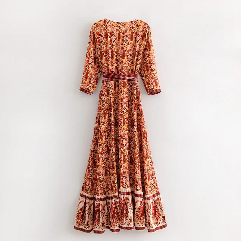 The Marilyn Boho Maxi Dress