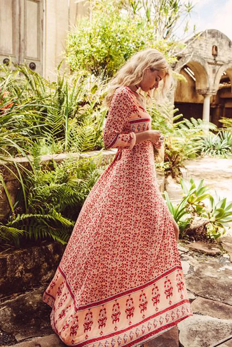 The Marilyn Boho Maxi Dress