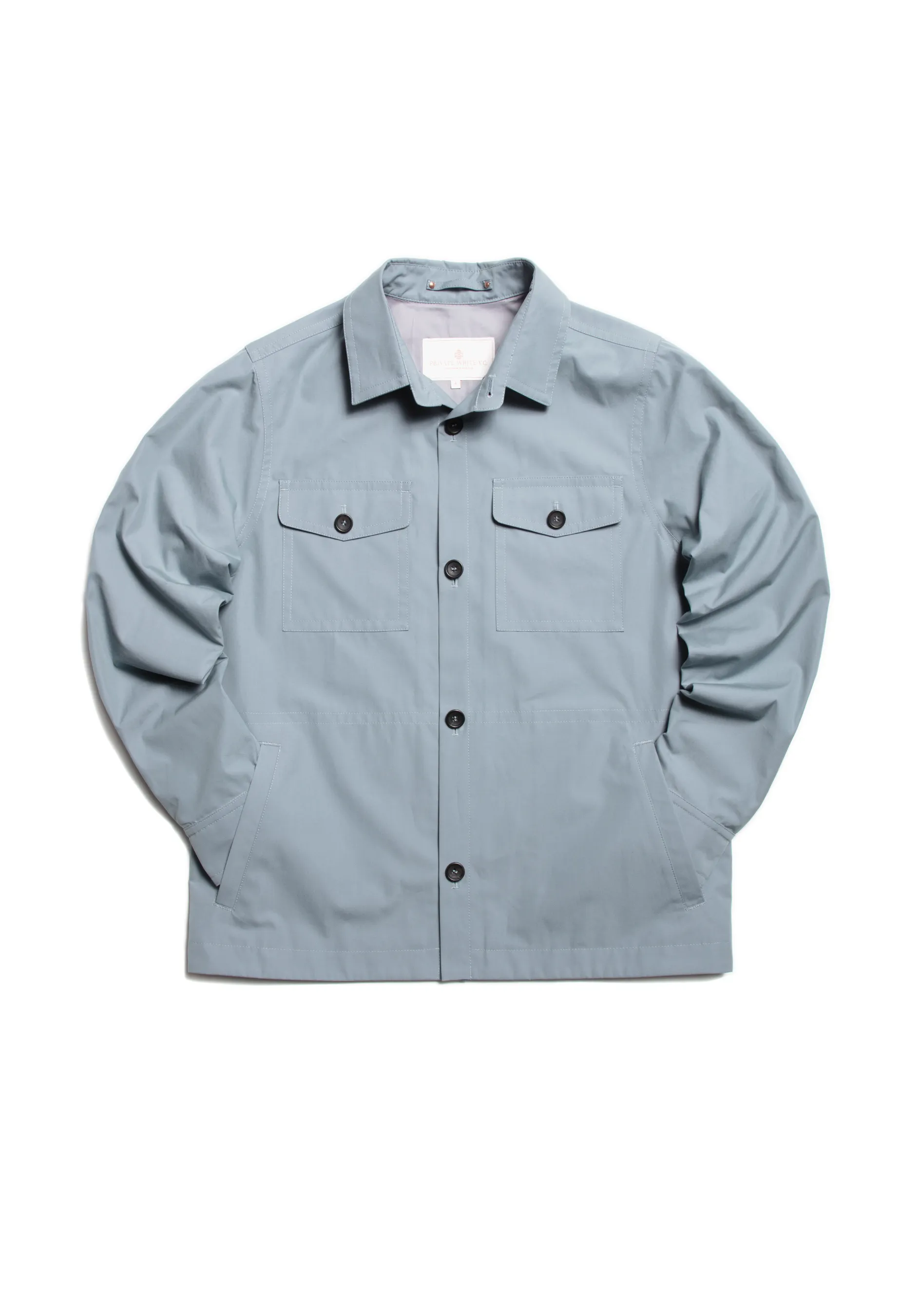 The Ventile® Piccadilly Shacket - Azure