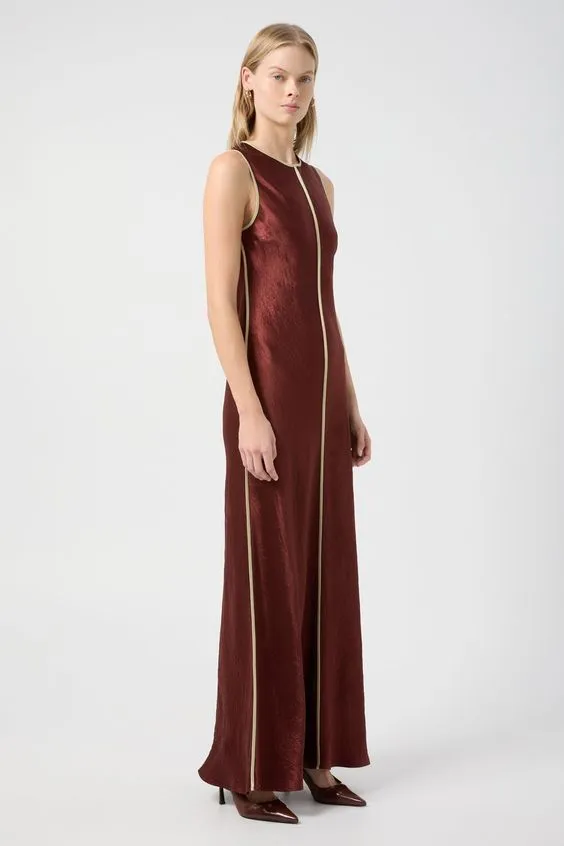 Third Form Crush Contrast Maxi Dress