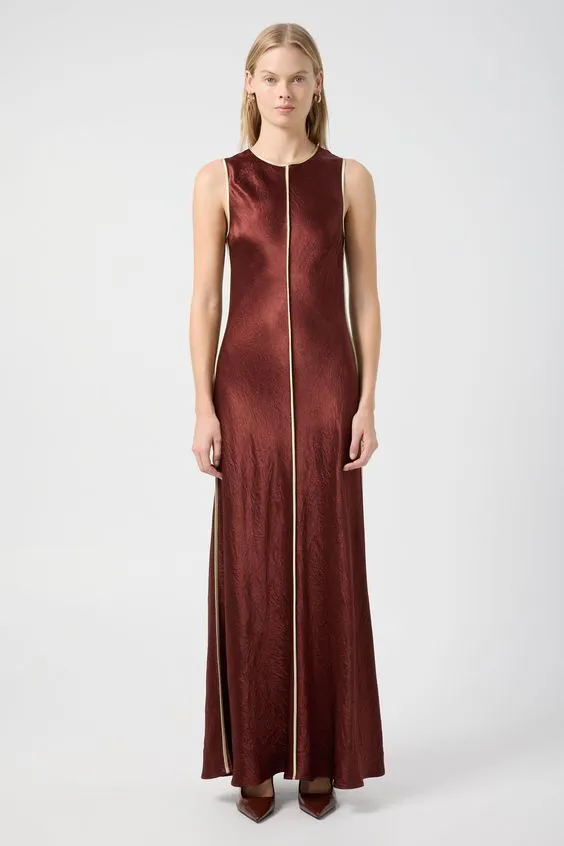 Third Form Crush Contrast Maxi Dress