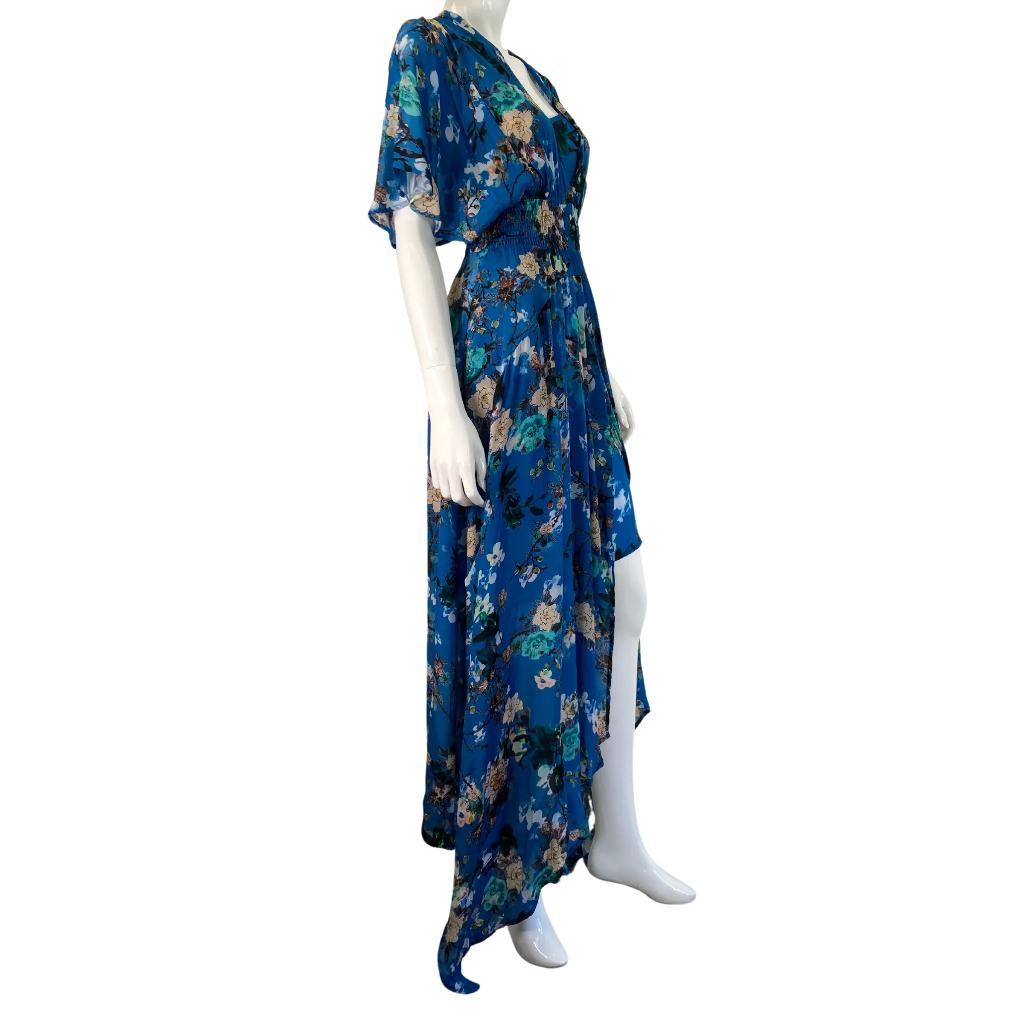 Tolani Blue Floral Maxi Dress