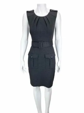 Trina Turk Women's Ponte Sheath Dress Charcoal Heather Size 0