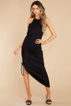 Undeniable Love Black Midi Dress