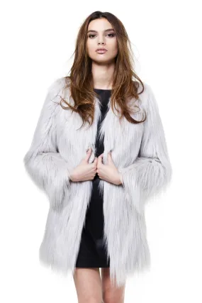 Unreal Fur Grey Wanderlust Coat