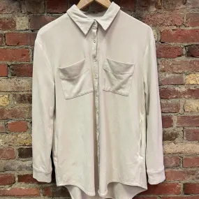 Vici Collared Button Down Shacket - Size Medium