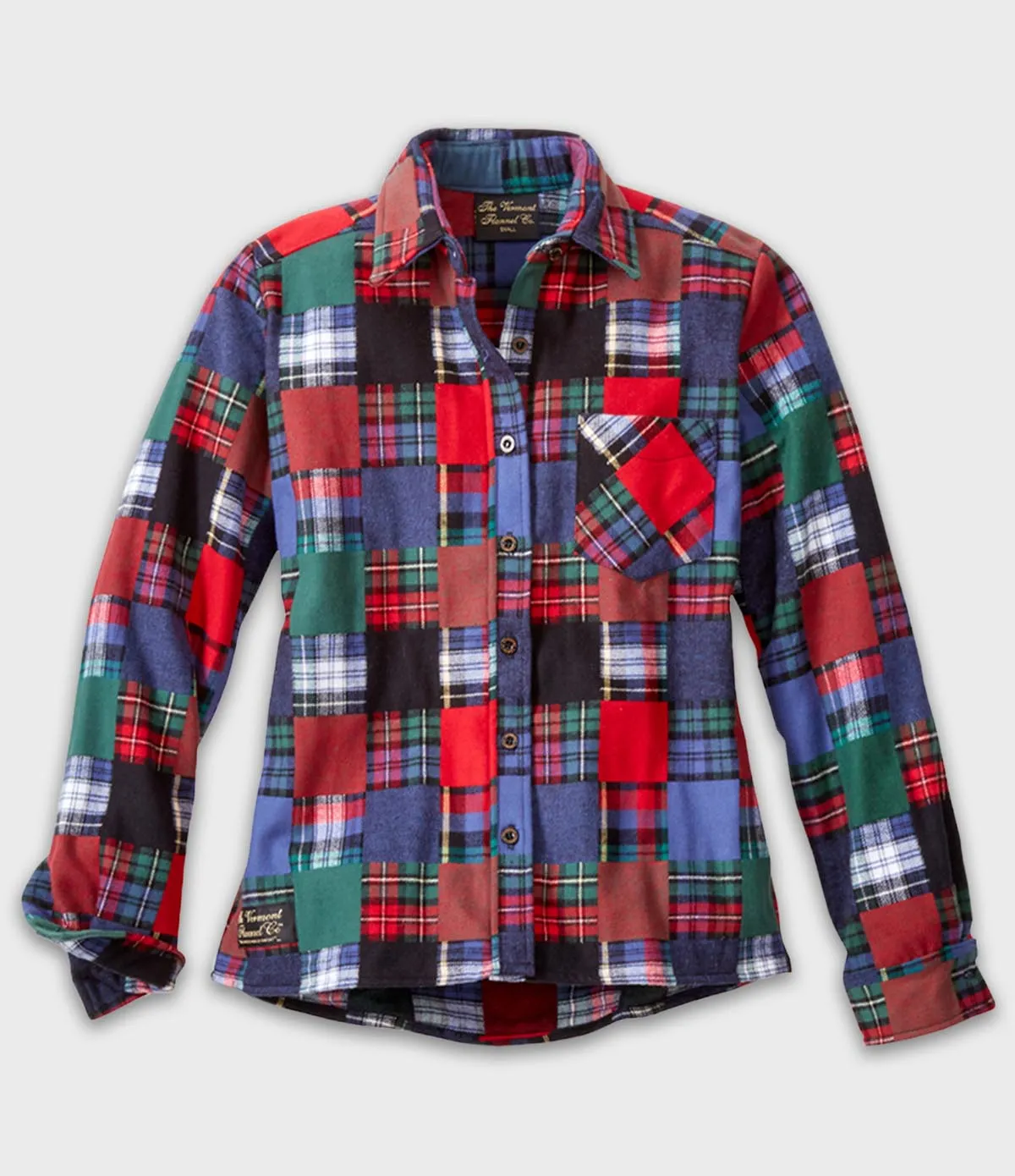 Women's Classic Flannel Shacket - Patchwork