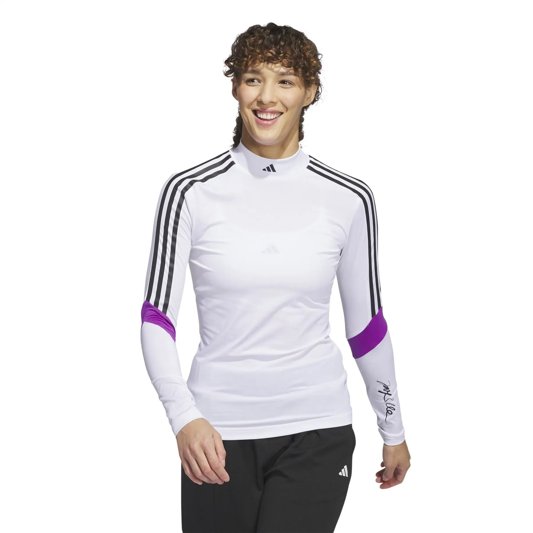 Womens JAY3LLE Mock Base Layer White - 2024