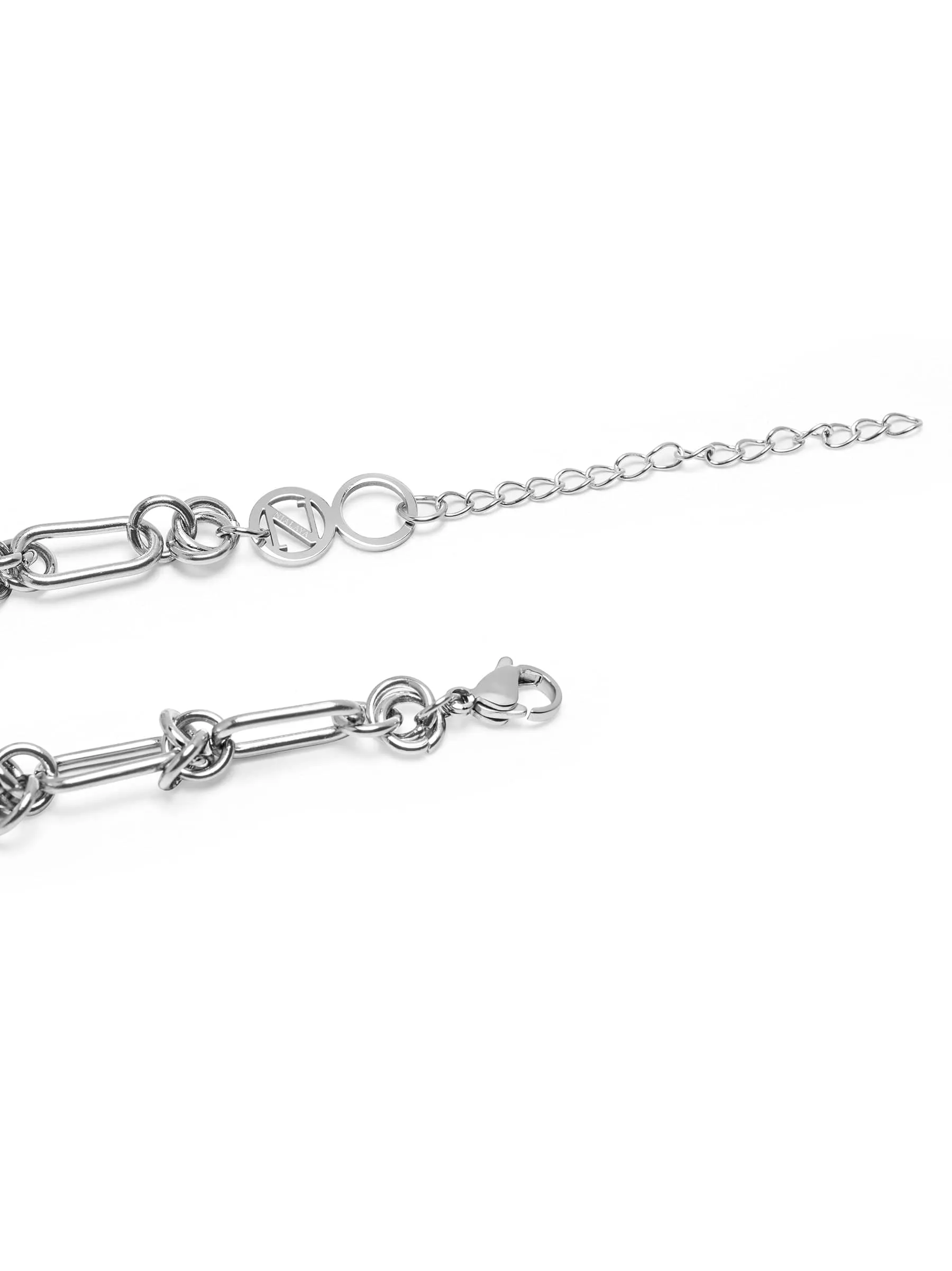 Women's Silver Barbed Wire Necklace